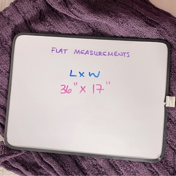 Holt Renfrew Purple Acrylic Mohair Wool Long Cable Knit  Scarf - Picture 12 of 13